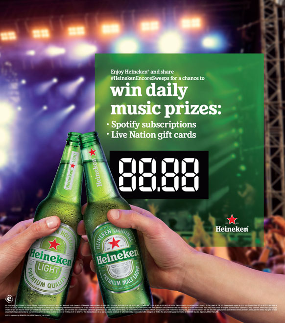 Heineken Dials Up The Volume With Summer Music Sweepstakes Bar Business